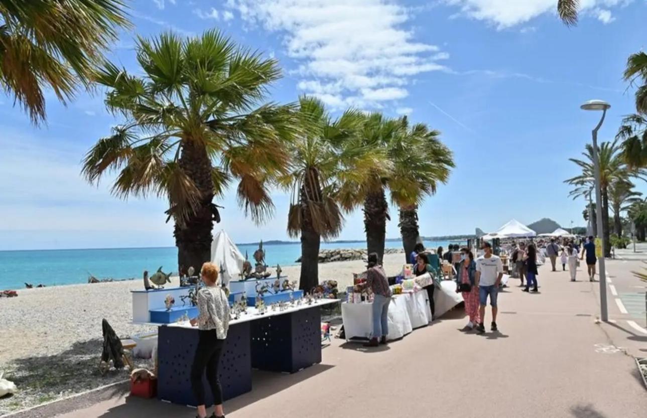 Front De Mer,Plage, Piscine, Parking Cagnes-sur-Mer Exterior foto